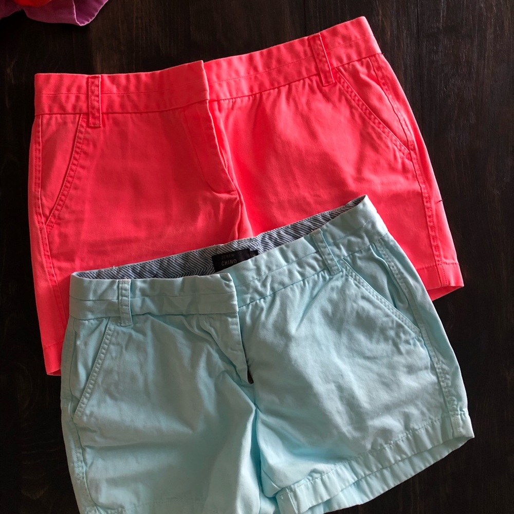 J.Crew 4” chino shorts
